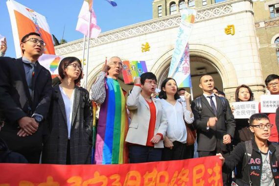 Hooggerechtshof Taiwan opent weg homohuwelijk