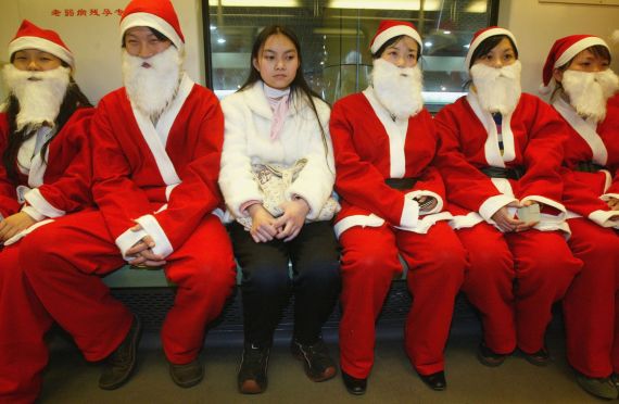 In China is het weer tijd voor het Kerstman-debat