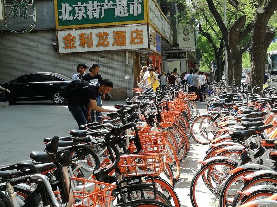 Chinese fietsverhuur-apps komen naar Europa