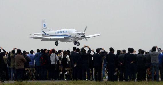 China experimenteert met onbemand vrachtvliegtuig