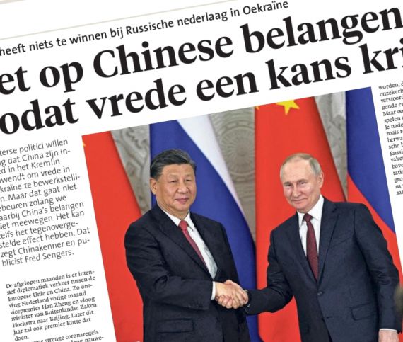 Opinie: Let op Chinese belangen zodat vrede een kans krijgt